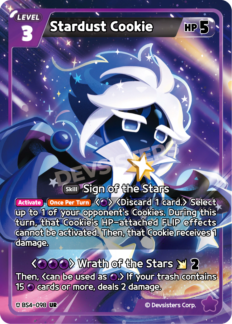 CookieRun TCG - Stardust Cookie [BS4-098 UR]