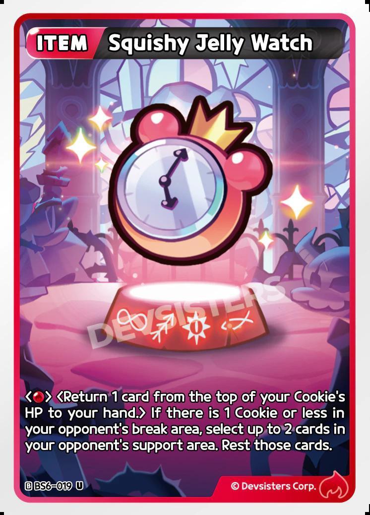 CookieRun TCG - Squishy Jelly Watch [BS6-019 U]