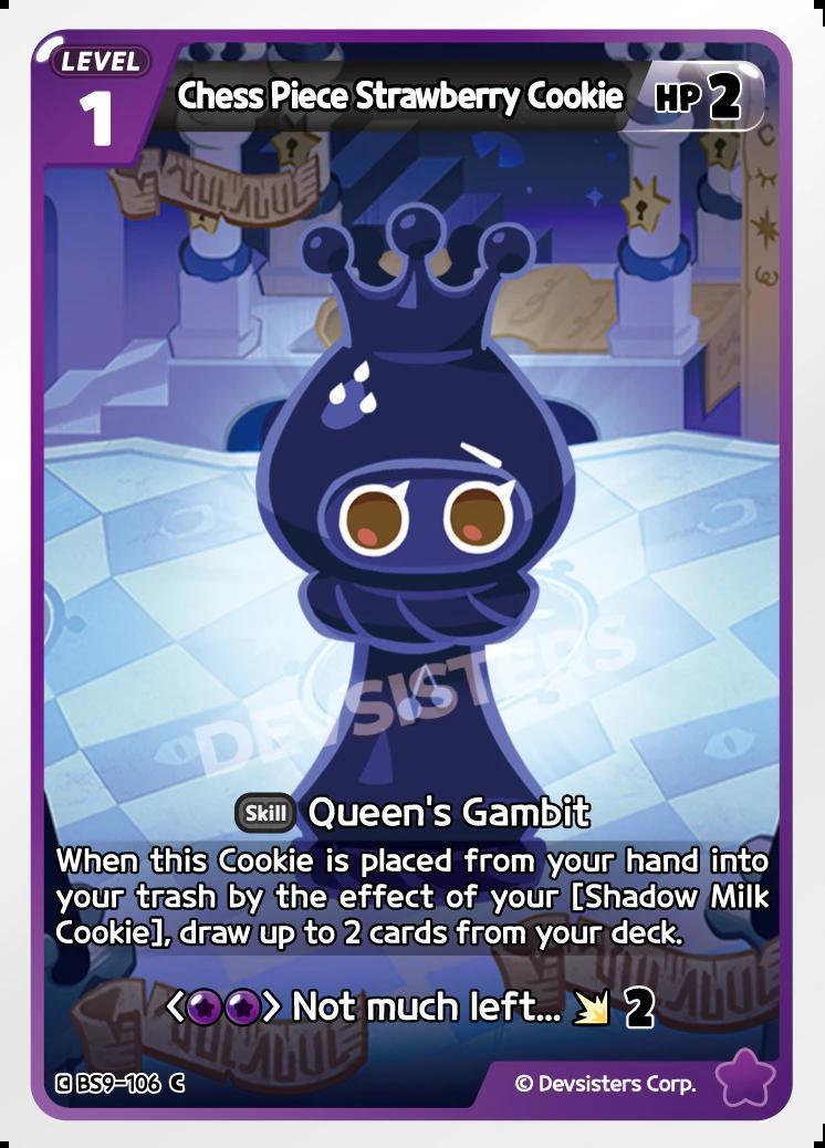 CookieRun TCG - Chess Piece Strawberry Cookie [BS9-106 C]