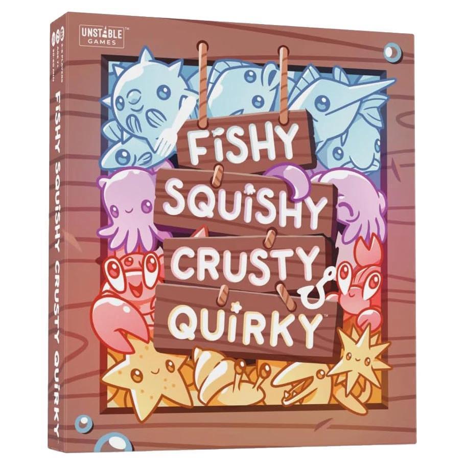 Fishy, Squishy, Crusty & Quirky (TeeTurtle)