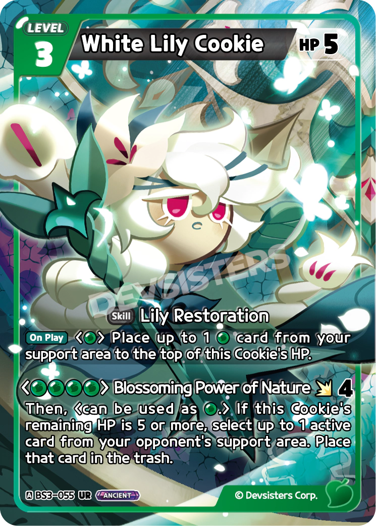 CookieRun TCG - White Lily Cookie [BS3-055 UR]