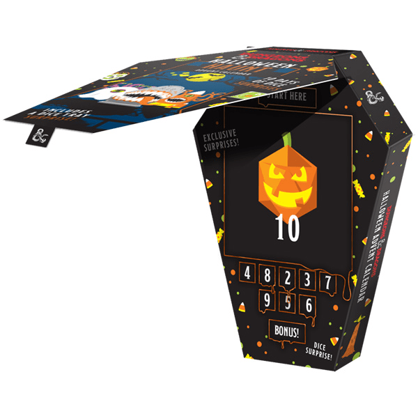 Advent Dice Calendar: Dungeons & Dragons Halloween Haunt Advent Calendar - The Feisty Goblin Gamehouse -