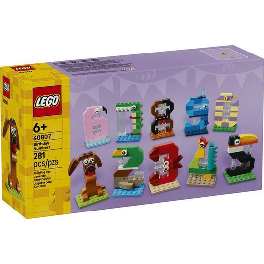 LEGO® Seasons and Occasions Birthday Numbers | 40807