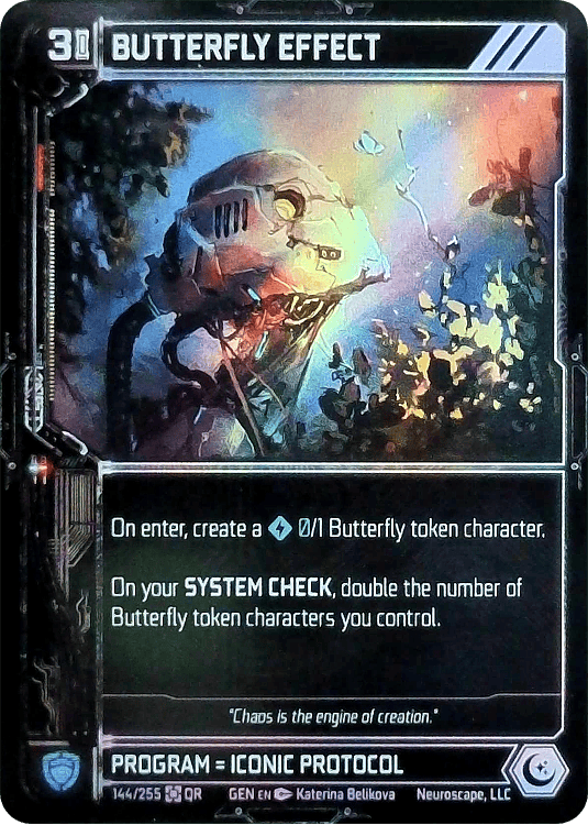 Neuroscape TCG - Butterfly Effect GEN-144 Foil