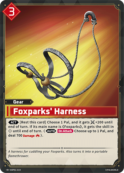 Palworld TCG - Foxparks' Harness [EBP01-019R]
