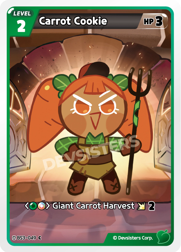 CookieRun TCG - Carrot Cookie [BS3-049 C]