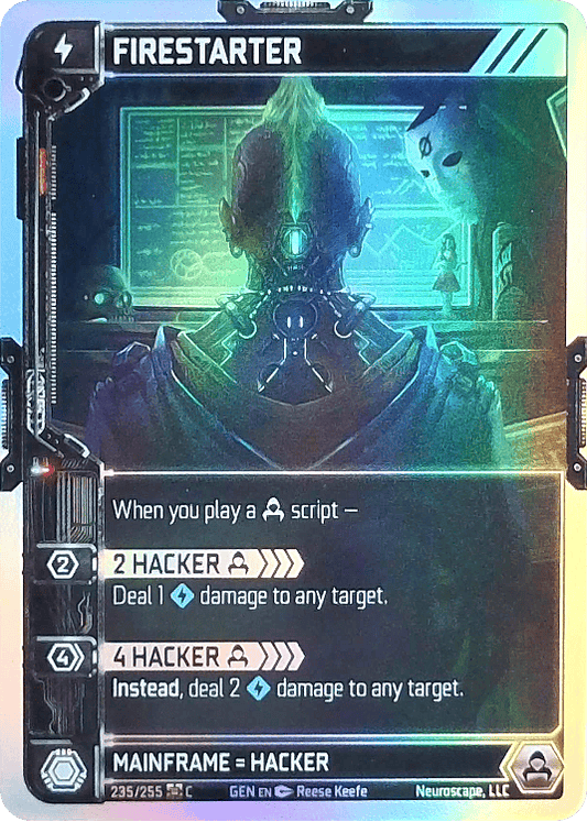Neuroscape TCG - Firestarter GEN-235 Foil