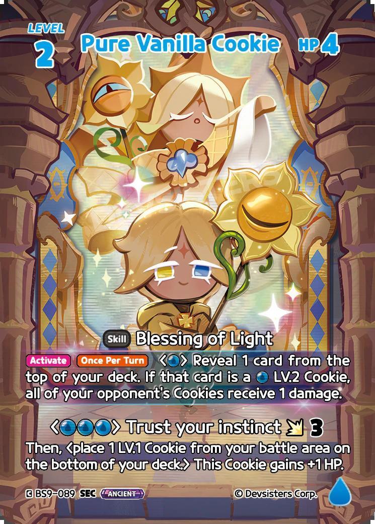 CookieRun TCG - Pure Vanilla Cookie [BS9-089 SEC]