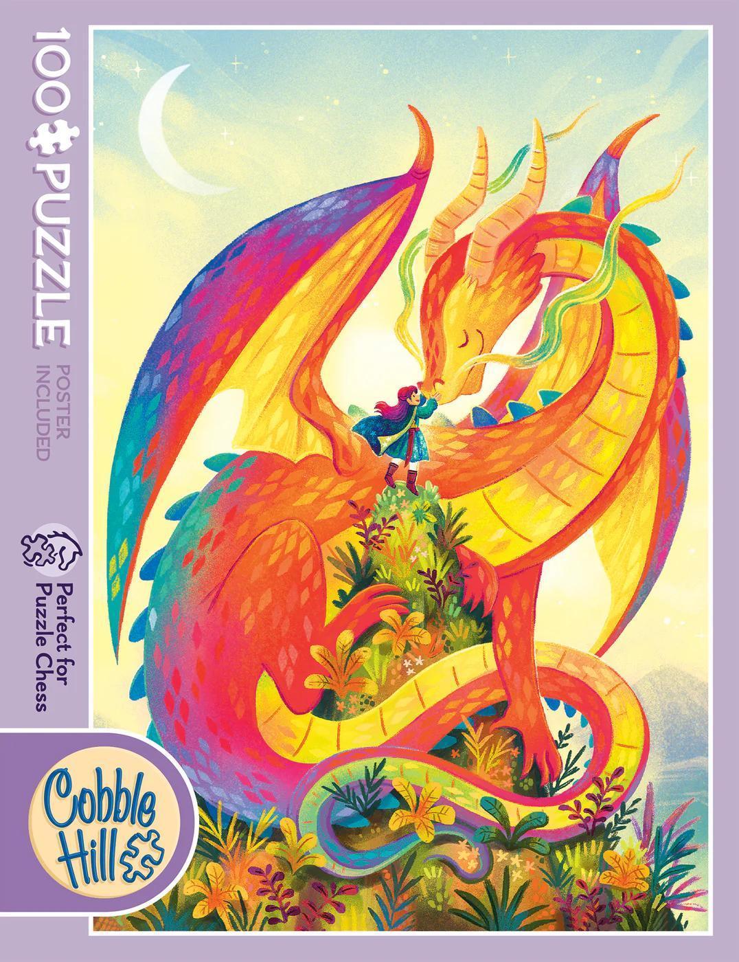 Cobble Hill Puzzles - Rainbow Dragon | 100 Piece