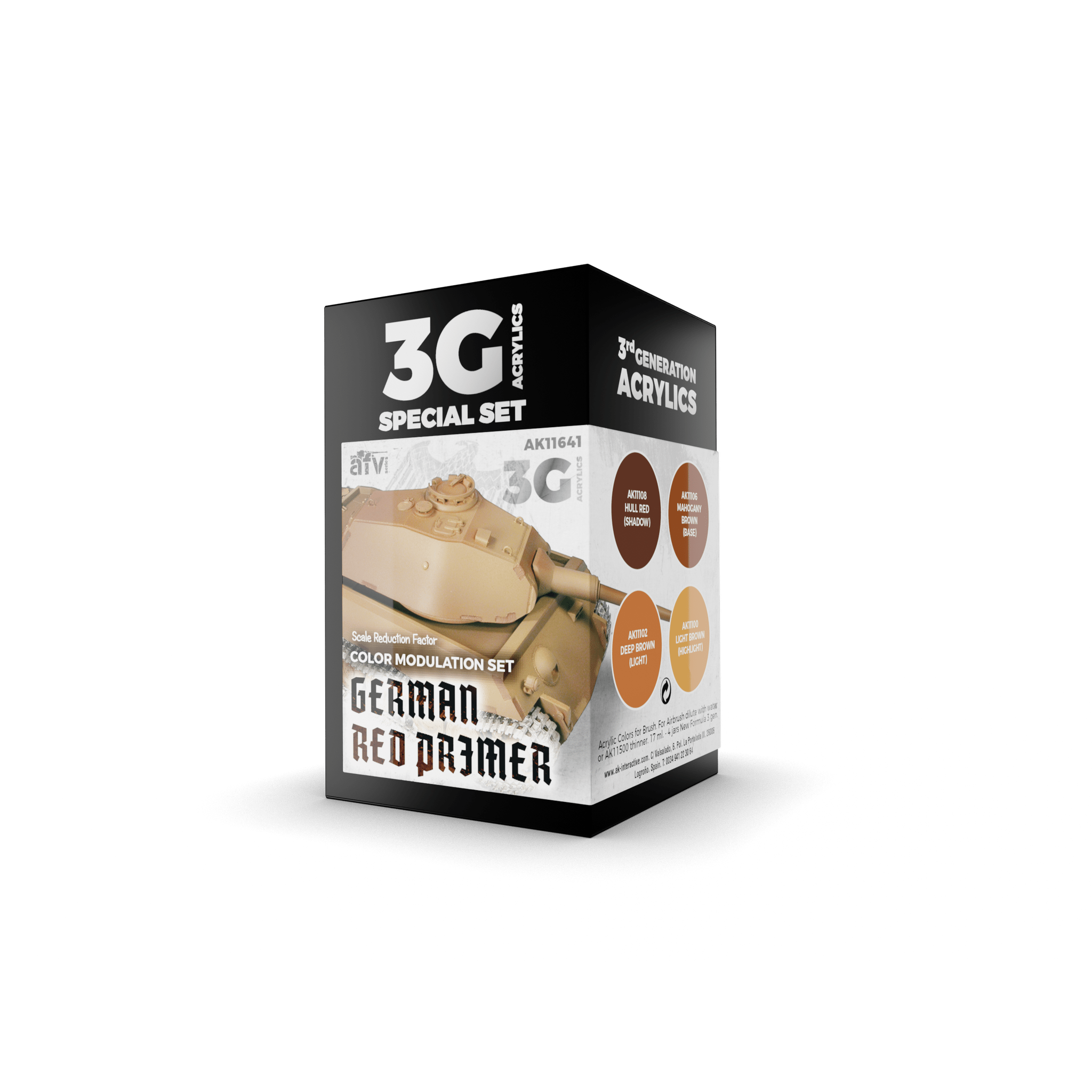 AK Interactive - 3G Special Set: German Red Primer (4ct) - The Feisty Goblin Gamehouse -