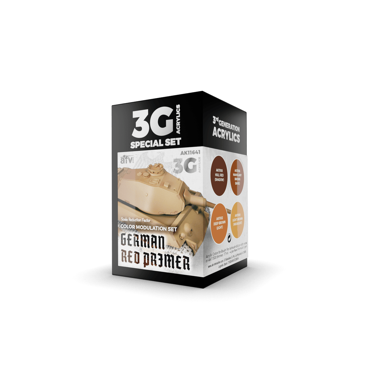 AK Interactive - 3G Special Set: German Red Primer (4ct) - The Feisty Goblin Gamehouse -