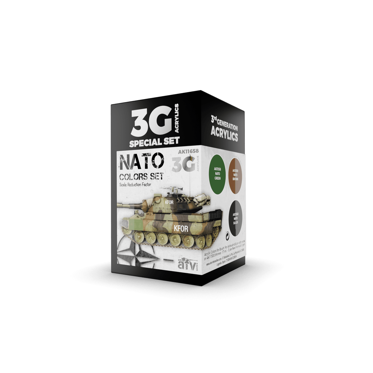 AK Interactive - 3G Special Set: Nato Colors Set (3ct) - The Feisty Goblin Gamehouse -