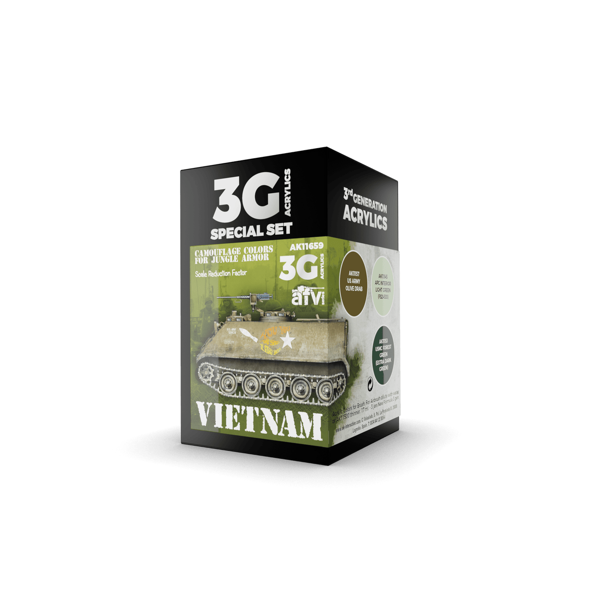 AK Interactive - 3G Special Set: Vietnam Colors (3ct) - The Feisty Goblin Gamehouse -