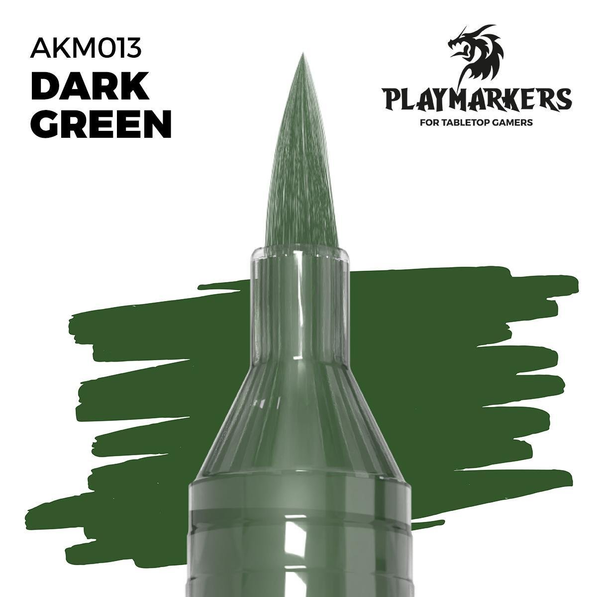 AK Interactive - Playmarker: Dark Green - The Feisty Goblin Gamehouse -