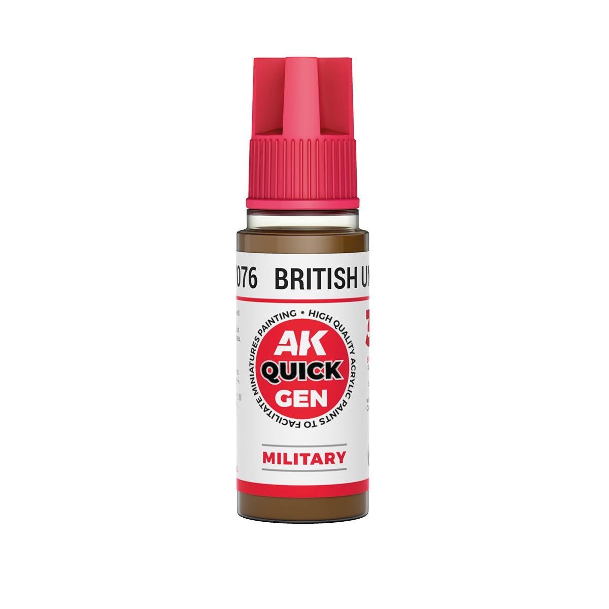 AK Interactive - Quick Gen: British Uniform (18 ml) - The Feisty Goblin Gamehouse -