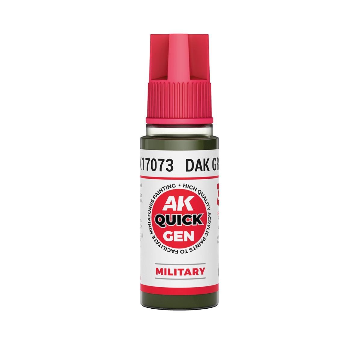 AK Interactive - Quick Gen: Dak Green (18 ml) - The Feisty Goblin Gamehouse -