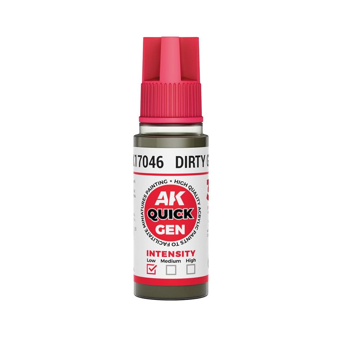 AK Interactive - Quick Gen: Dirty Grey (18 ml) - The Feisty Goblin Gamehouse -