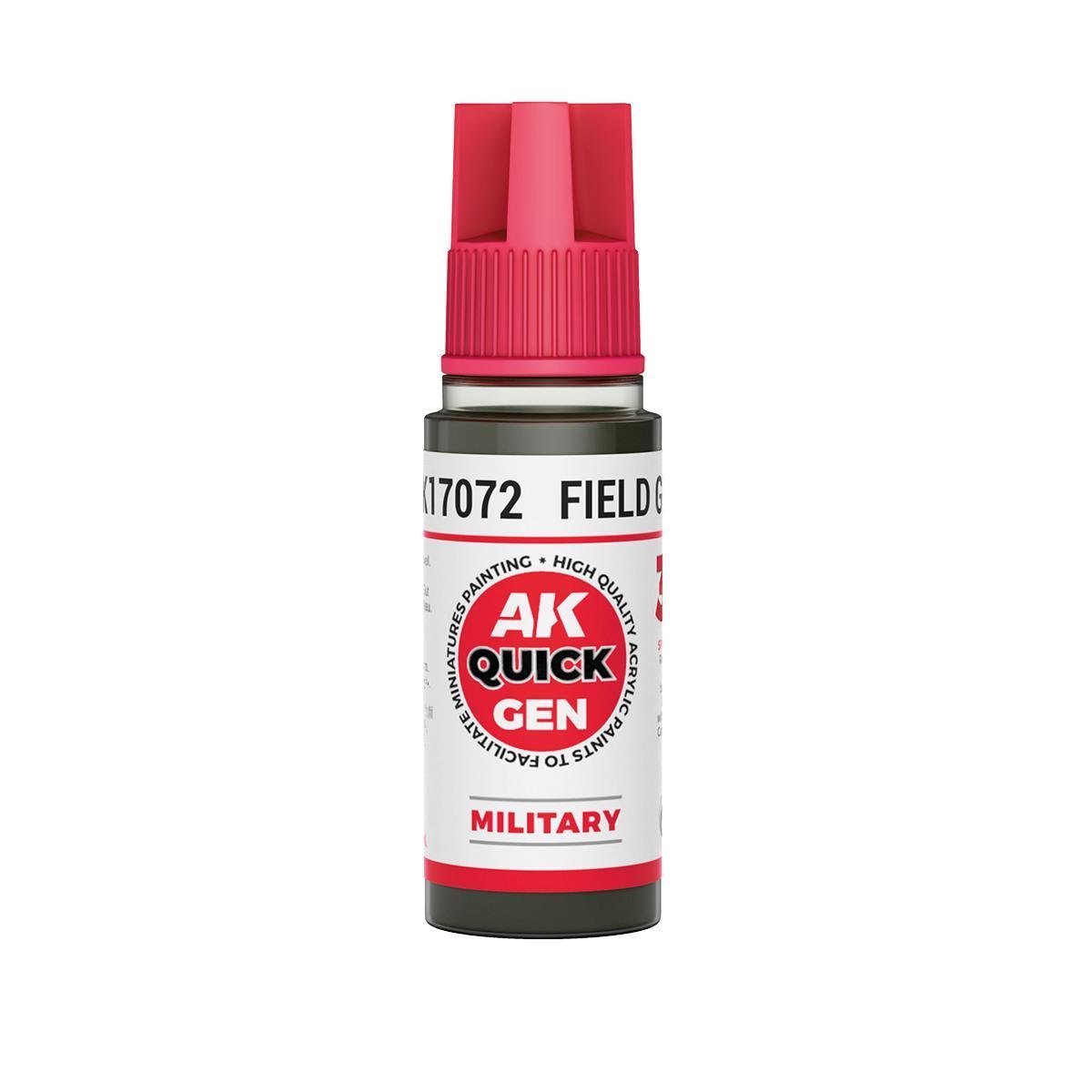 AK Interactive - Quick Gen: Field Grey (18 ml) - The Feisty Goblin Gamehouse -