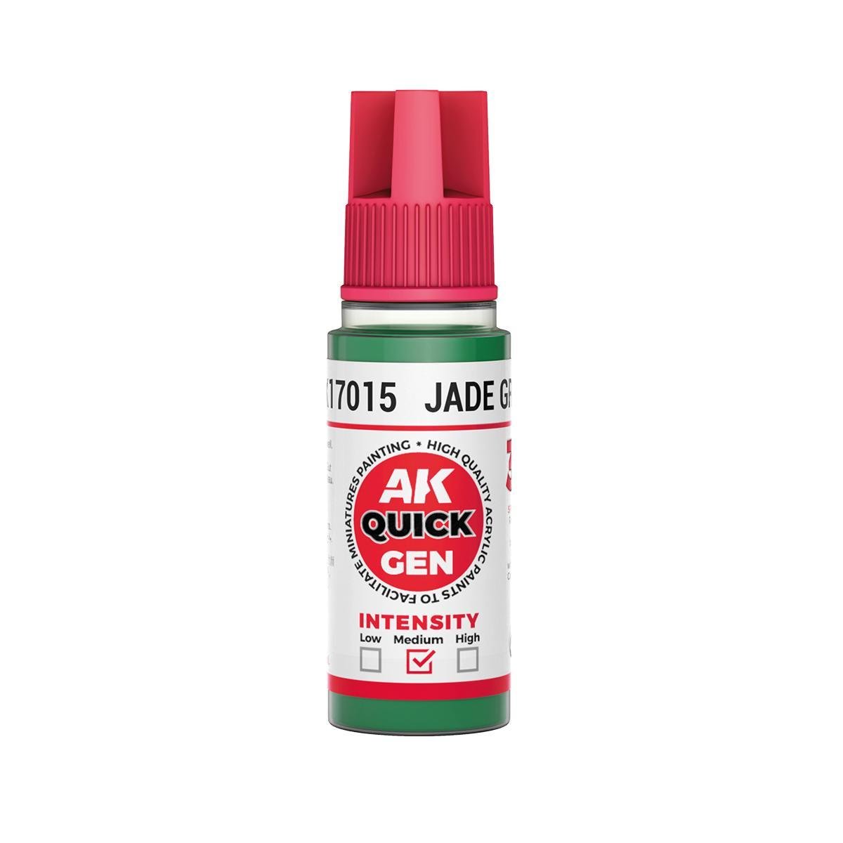 AK Interactive - Quick Gen: Jade Green (18 ml) - The Feisty Goblin Gamehouse -