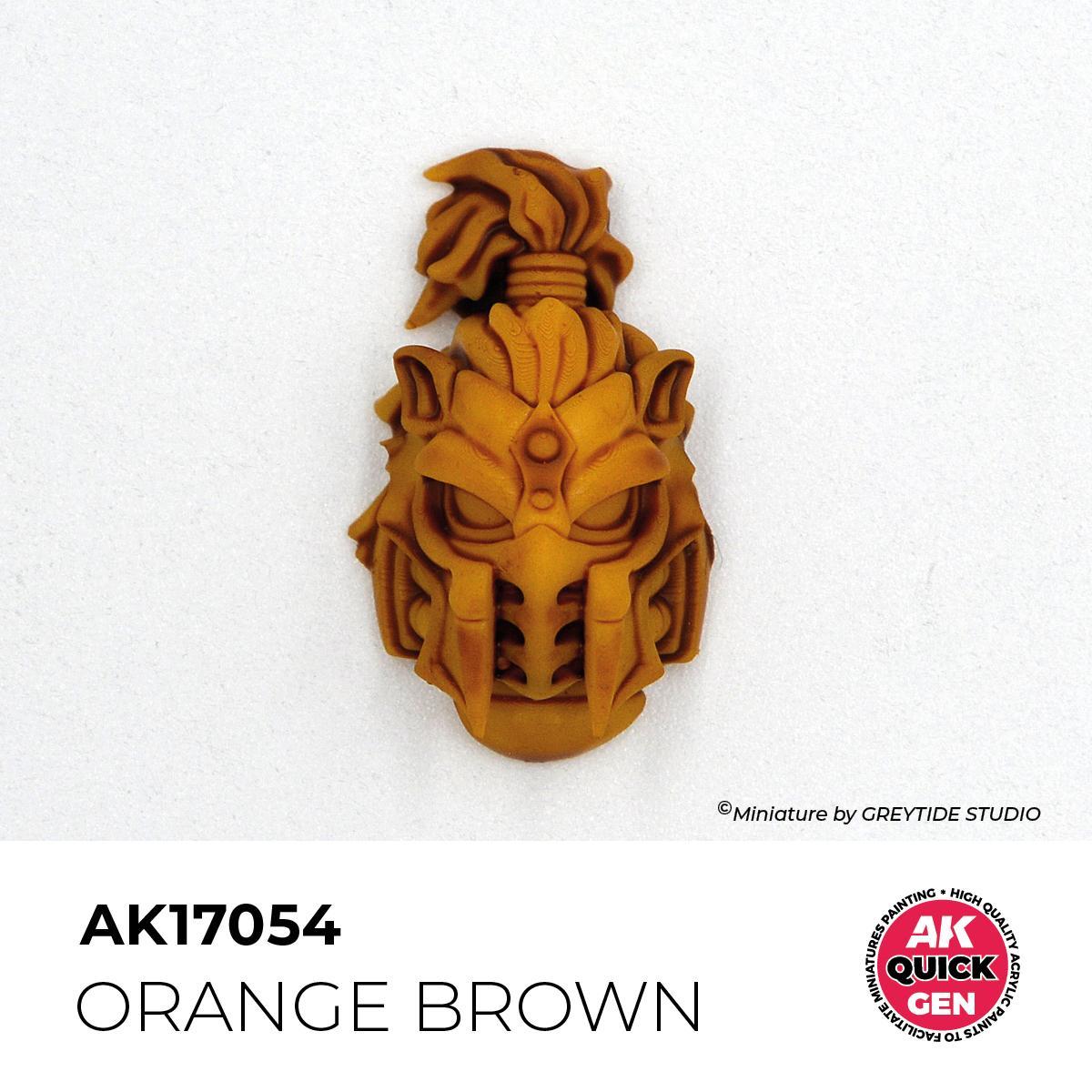 AK Interactive - Quick Gen: Orange Brown (18 ml) - The Feisty Goblin Gamehouse -