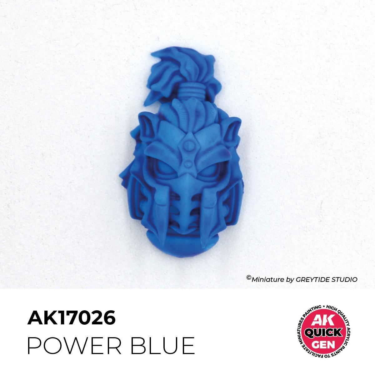 AK Interactive - Quick Gen: Power Blue (18 ml) - The Feisty Goblin Gamehouse -
