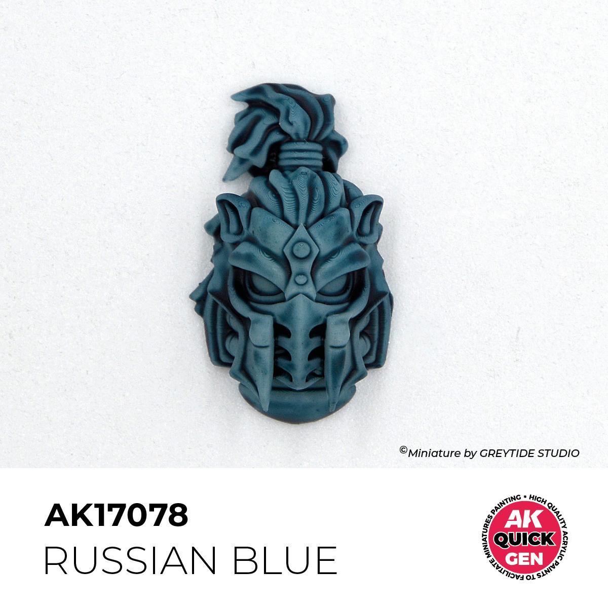 AK Interactive - Quick Gen: Russian Blue (18 ml) - The Feisty Goblin Gamehouse -