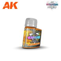 AK Interactive - Wargame Enamel Liquid Pigments: Fluorescent Light Orange (35ml) - The Feisty Goblin Gamehouse -