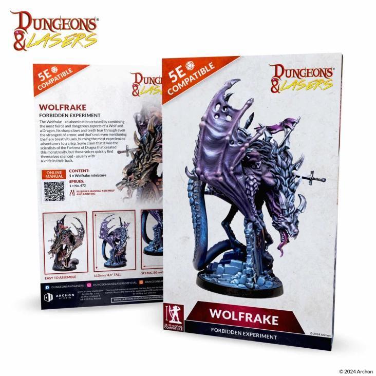 Archon Studio - Dungeons and Lasers: Deuslair: Wolfrake (D&L: Miniatures) - The Feisty Goblin Gamehouse -