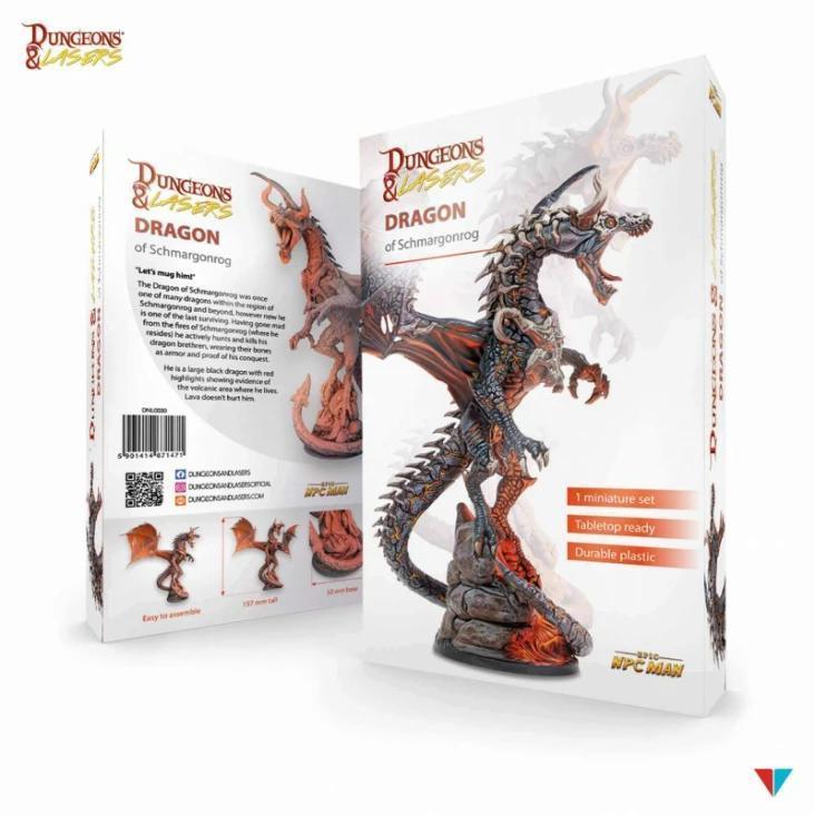 Archon Studio - Dungeons and Lasers: Dragon of Schmargonrog (D&L: Dragons) - The Feisty Goblin Gamehouse -