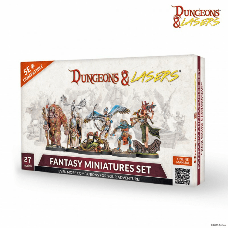 Archon Studio - Dungeons and Lasers: Fantasy Miniatures Set (D&L: Miniatures) - The Feisty Goblin Gamehouse -