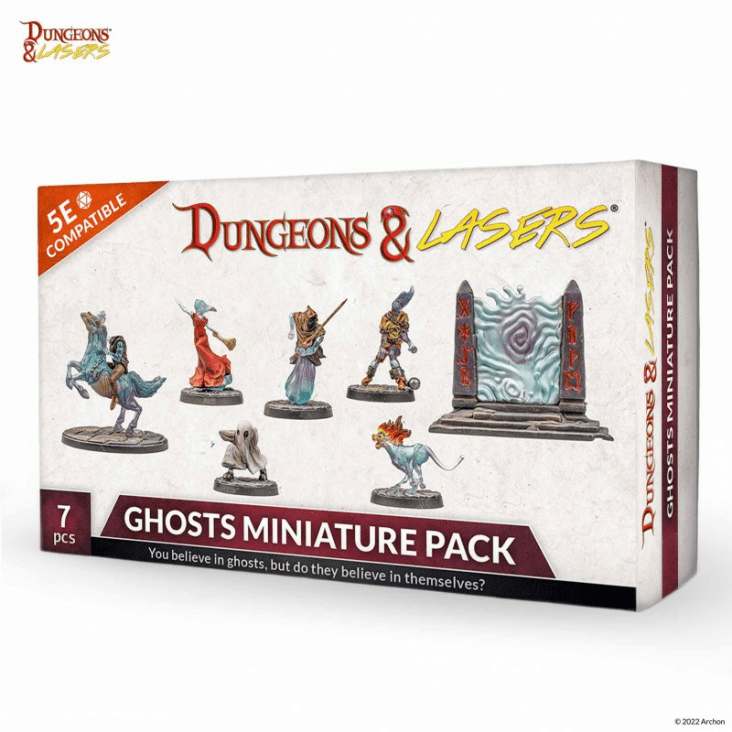 Archon Studio - Dungeons and Lasers: Ghosts Miniature Pack (D&L: Miniatures) - The Feisty Goblin Gamehouse -