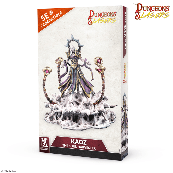 Archon Studio - Dungeons and Lasers: Kaoz the Soul Harvester (D&L: Miniatures) - The Feisty Goblin Gamehouse -