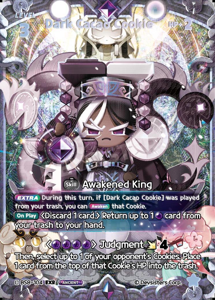 CookieRun TCG - Dark Cacao Cookie [BS8-104 EXR]