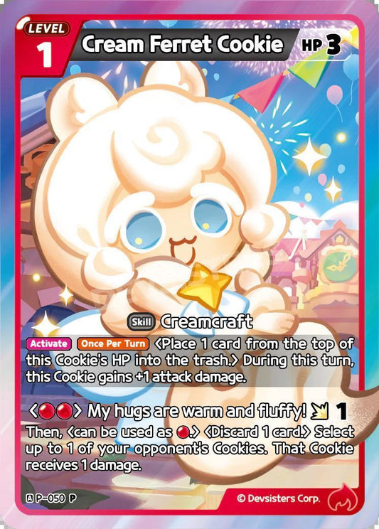 CookieRun TCG - Cream Ferret Cookie [P-050]