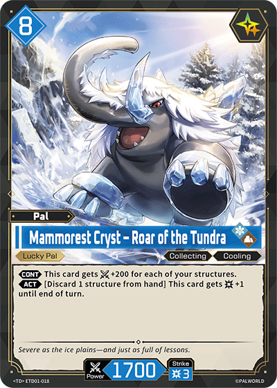 Palworld TCG - Mammorest Cryst – Roar of the Tundra [ETD01-018TD]
