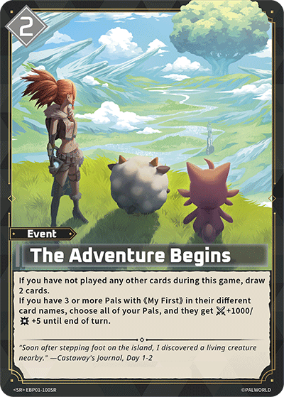 Palworld TCG - The Adventure Begins [EBP01-100SR]