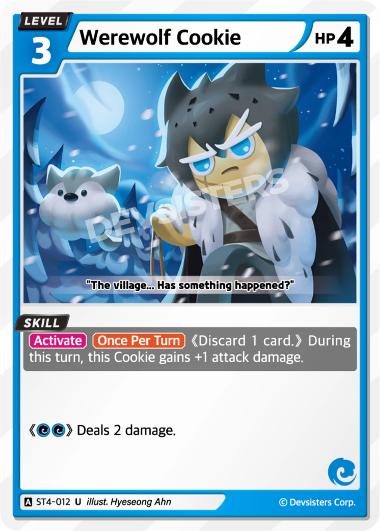 CookieRun TCG - Werewolf Cookie [ST4-012 U]