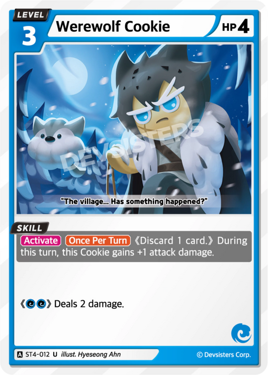 CookieRun TCG - Werewolf Cookie [ST4-012 U]