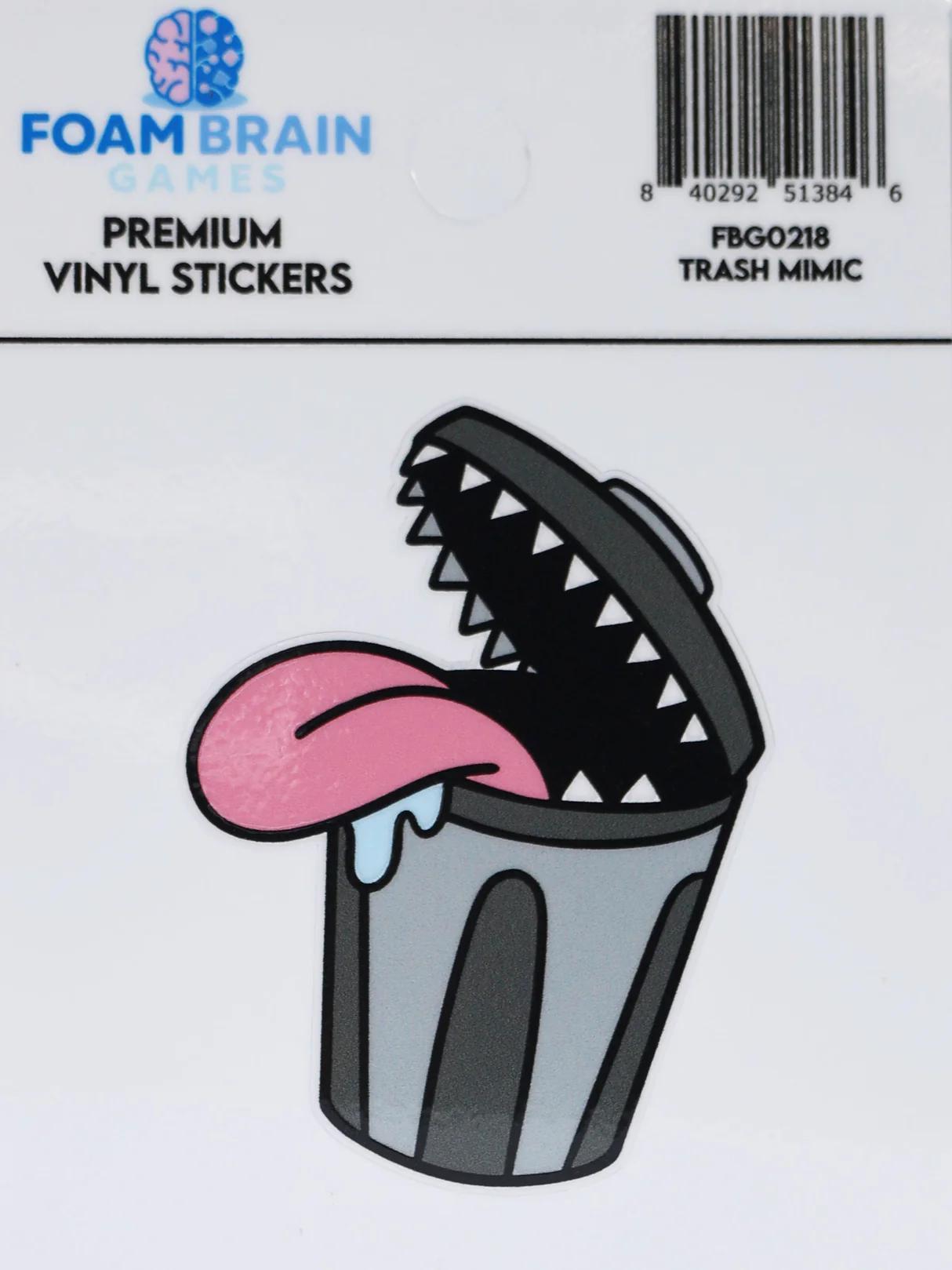 Foam Brain - Trash Mimic Sticker