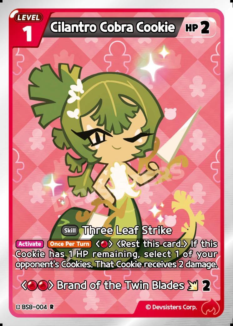 CookieRun TCG - Cilantro Cobra Cookie [BS8-004 R]