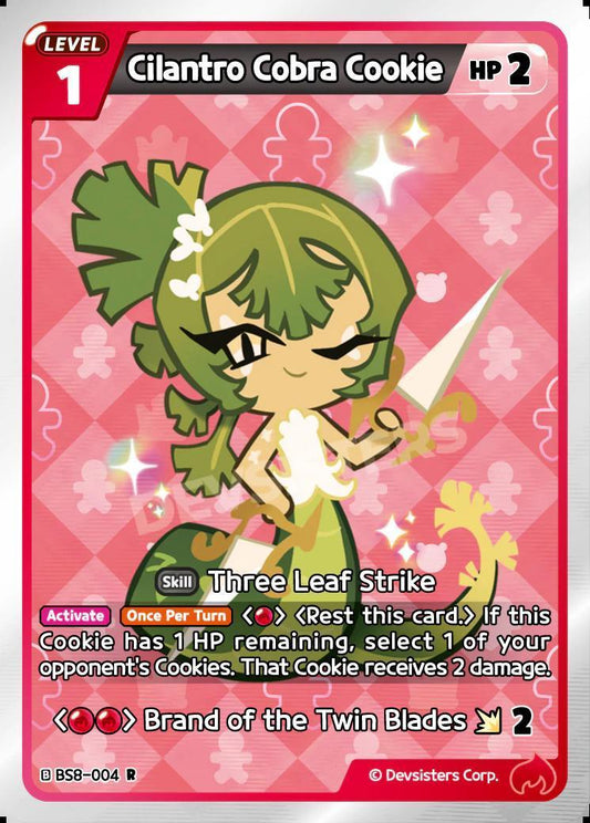 CookieRun TCG - Cilantro Cobra Cookie [BS8-004 R]