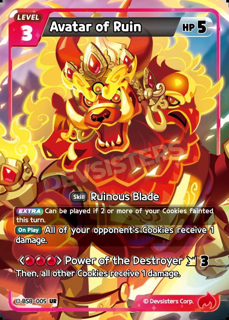 CookieRun TCG - Avatar of Ruin [BS8-005 UR]