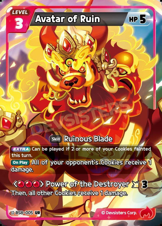 CookieRun TCG - Avatar of Ruin [BS8-005 UR]