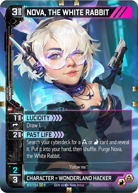 Neuroscape TCG - Nova, The White Rabbit GEN-013