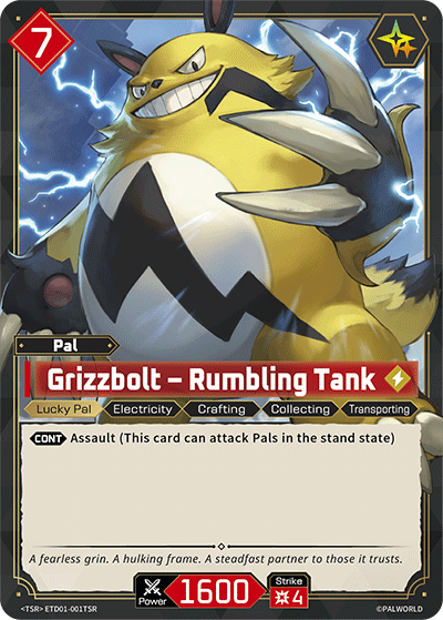 Palworld TCG - Grizzbolt – Rumbling Tank [ETD01-001TSR]