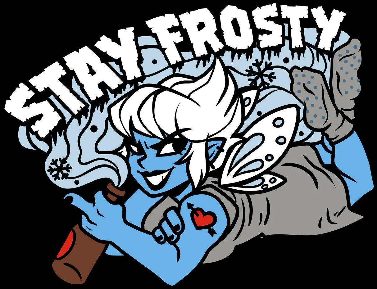 Dungeon Crawler Carl: Stay Frosty Enamel Pin