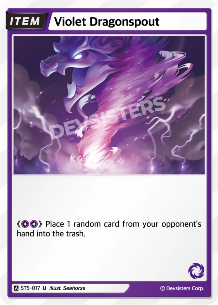 CookieRun TCG - Violet Dragonspout [ST5-017 U]