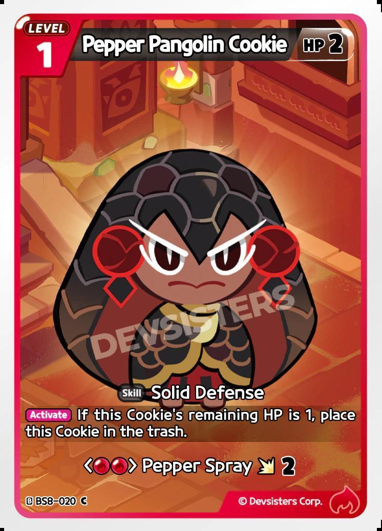 CookieRun TCG - Pepper Pangolin Cookie [BS8-020 C]