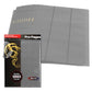 BCW - Side Loading 18-Pocket Pro Pages: Gray