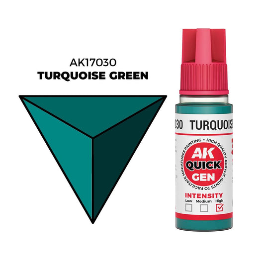AK Interactive - Quick Gen: Turquoise Green (18 ml)